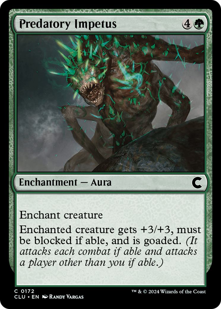 Predatory Impetus (CLU-172) [Ravnica: Clue Edition] MTG Single Wizards of the Coast