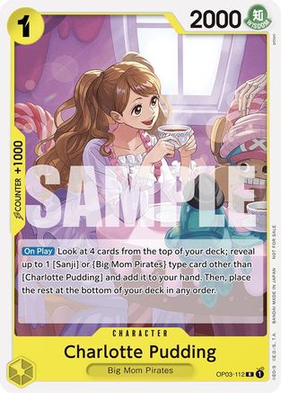 Charlotte Pudding (Tournament Pack 2024 Oct.-Dec.) (OP03-112) [One Piece Promotion Cards] One Piece Single Bandai
