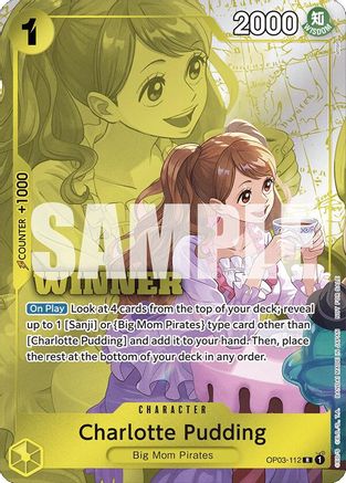 Charlotte Pudding (Winner Pack 2024 Oct.-Dec.) (OP03-112) [One Piece Promotion Cards] Foil One Piece Single Bandai
