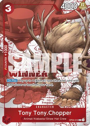 Tony Tony.Chopper (Winner Pack 2024 Oct.-Dec.) (OP04-010) [One Piece Promotion Cards] Foil One Piece Single Bandai