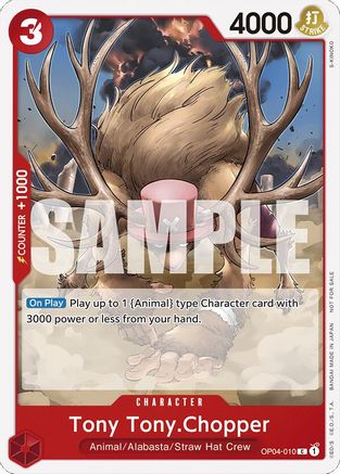 Tony Tony.Chopper (Tournament Pack 2024 Oct.-Dec.) (OP04-010) [One Piece Promotion Cards] One Piece Single Bandai