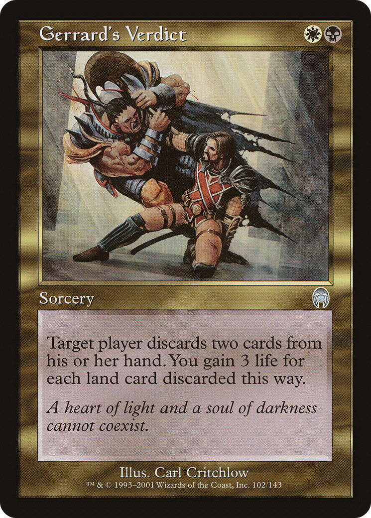 Gerrard's Verdict (APC-102) [Apocalypse] MTG Single Wizards of the Coast