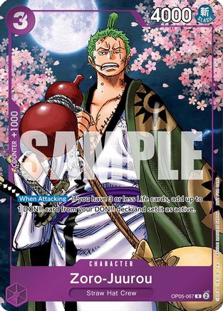 Zoro-Juurou (Event Pack Vol. 5) (OP05-067) [One Piece Promotion Cards] Foil One Piece Single Bandai