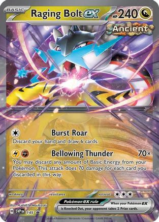 Raging Bolt ex - 145 (145) Holofoil [Promos: SV Promo Cards] Pokemon Single Pokémon
