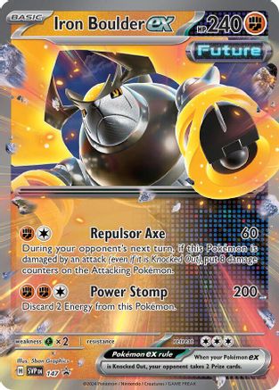 Iron Boulder ex - 147 (147) Holofoil [Promos: SV Promo Cards] Pokemon Single Pokémon