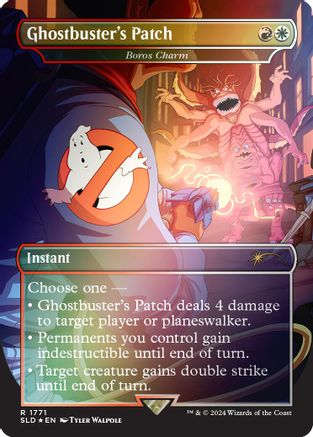 Ghostbuster's Patch - Boros Charm (Rainbow Foil) (SLD-1771) [Secret Lair] Drop Series Foil MTG Single Wizards of the Coast