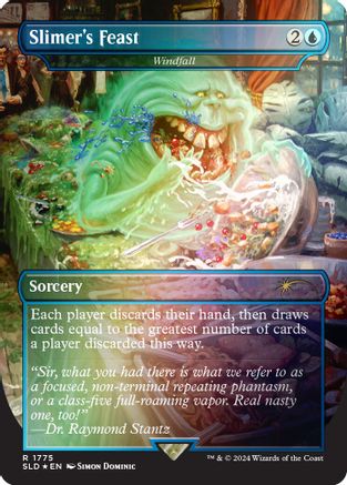 Slimer's Feast - Windfall (Rainbow Foil) (SLD-1775) [Secret Lair] Drop Series Foil MTG Single Wizards of the Coast