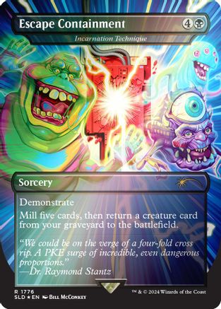 Escape Containment - Incarnation Technique (Rainbow Foil) (SLD-1776) [Secret Lair] Drop Series Foil MTG Single Wizards of the Coast