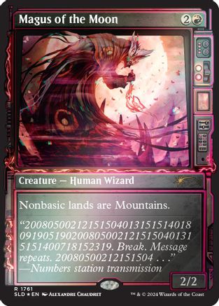 Magus of the Moon (Rainbow Foil) (SLD-1761) [Secret Lair] Drop Series Foil MTG Single Wizards of the Coast