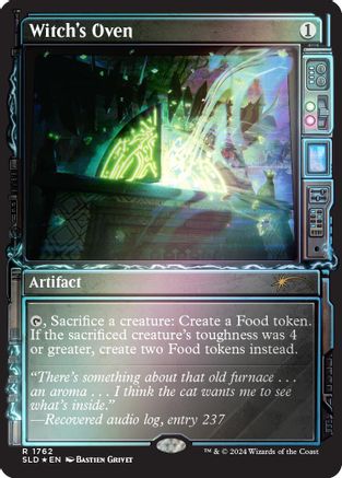 Witch's Oven (Rainbow Foil) (SLD-1762) [Secret Lair] Drop Series Foil MTG Single Wizards of the Coast