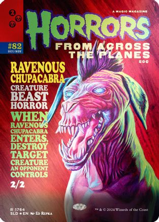 Ravenous Chupacabra (1764) (Rainbow Foil) (SLD-1764) [Secret Lair] Drop Series Foil MTG Single Wizards of the Coast