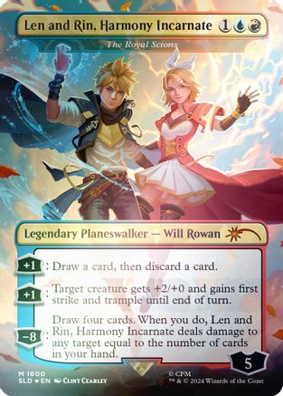Len and Rin, Harmony Incarnate - The Royal Scions (Rainbow Foil) (SLD-1600) [Secret Lair Drop Series] Foil