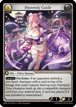 Heavenly Guide (046) [Mortal Ambition] Grand Archive Single Weebs of the Shore