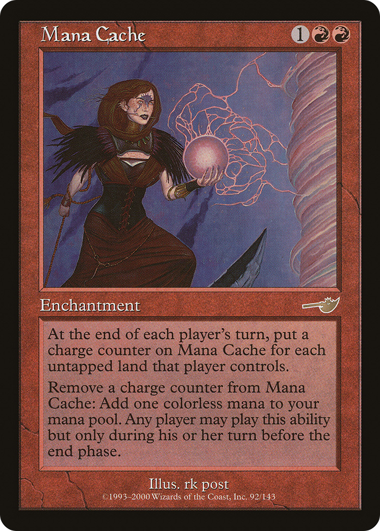 Mana Cache (NMS-092) [Nemesis] Foil MTG Single Wizards of the Coast