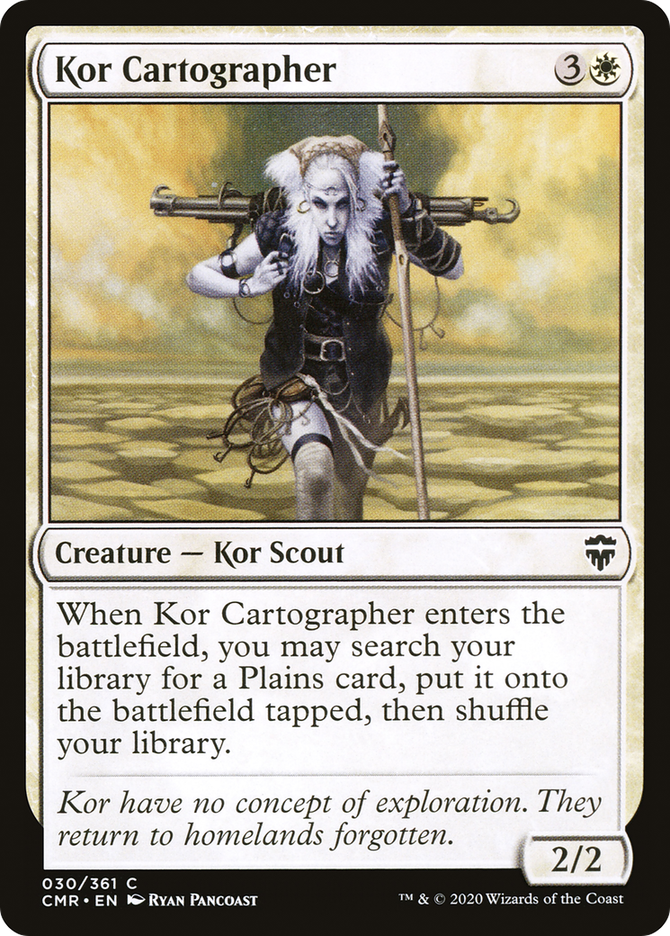Kor Cartographer (30) (CMR-030) [Commander Legends] MTG Single Wizards of the Coast