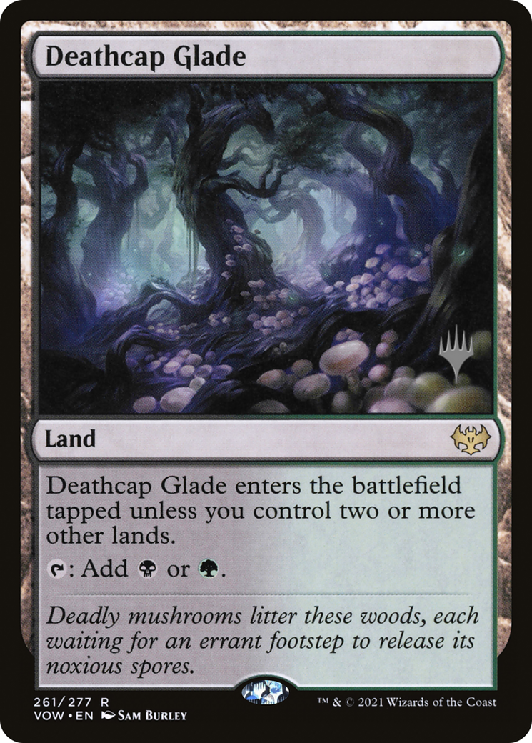 Deathcap Glade (PPDMU-261) [Innistrad: Crimson Vow Promos] Foil MTG Single Wizards of the Coast
