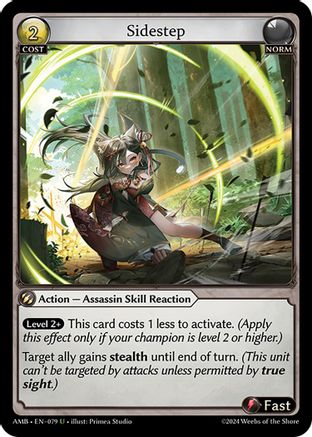 Sidestep (079) [Mortal Ambition] Grand Archive Single Weebs of the Shore