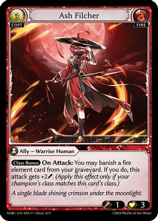 Ash Filcher (095) [Mortal Ambition] Foil Grand Archive Single Weebs of the Shore