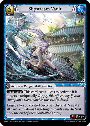 Slipstream Vault (152) [Mortal Ambition] Grand Archive Single Weebs of the Shore