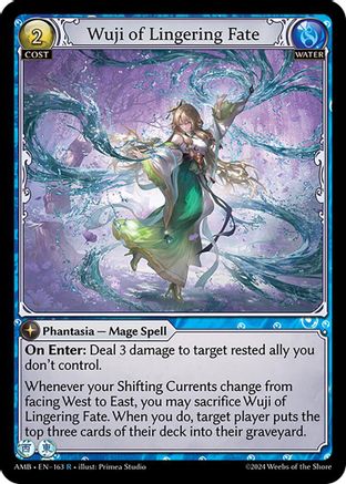 Wuji of Lingering Fate (163) [Mortal Ambition] Grand Archive Single Weebs of the Shore