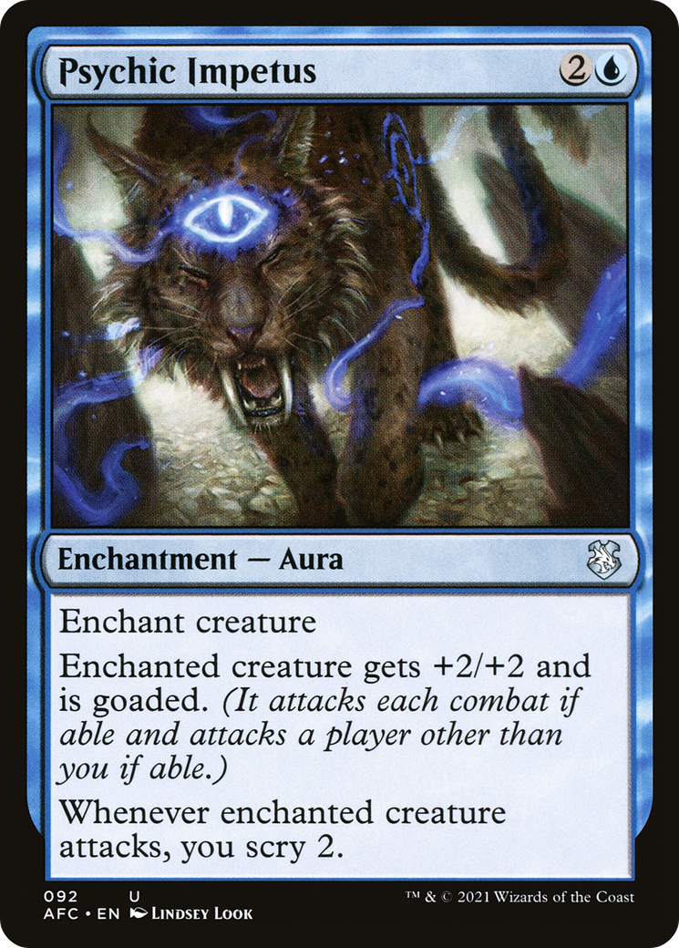 Psychic Impetus (AFC-092) [Forgotten Realms Commander] MTG Single Wizards of the Coast