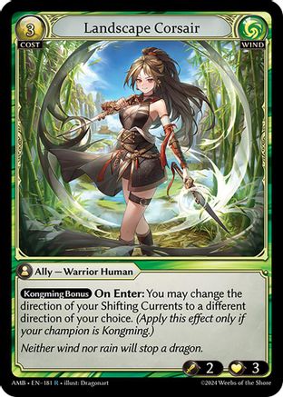 Landscape Corsair (181) [Mortal Ambition] Foil Grand Archive Single Weebs of the Shore