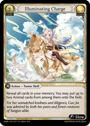 Illuminating Charge (217) [Mortal Ambition] Grand Archive Single Weebs of the Shore
