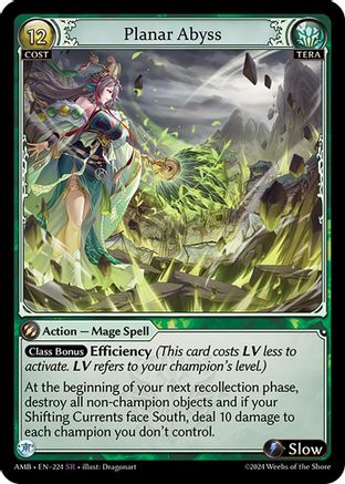 Planar Abyss (224) [Mortal Ambition] Foil Grand Archive Single Weebs of the Shore
