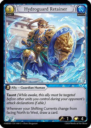 Hydroguard Retainer (040) [Mortal Ambition Starter Decks] Grand Archive Single Weebs of the Shore