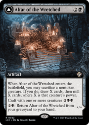 Altar of the Wretched (LCC-022) [The Lost Caverns of Ixalan Commander] (Extended Art) MTG Single Wizards of the Coast