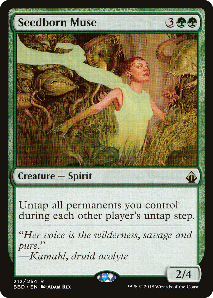 Seedborn Muse (BBD-212) [Battlebond] Foil MTG Single Wizards of the Coast