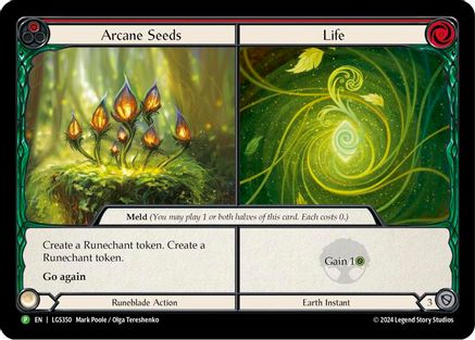 Arcane Seeds // Life - LGS350 (LGS350)  [Flesh and Blood: Promo Cards] Flesh And Blood Single Flesh and Blood   