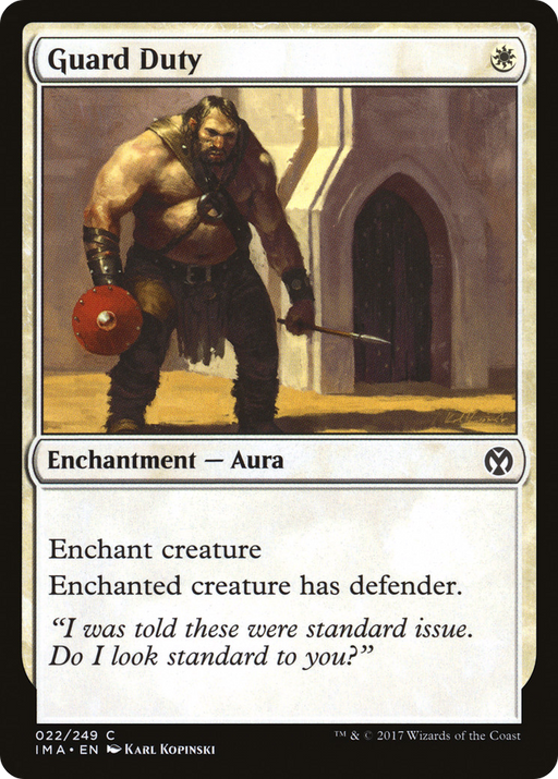Guard Duty (IMA-022) [Iconic Masters] MTG Single Wizards of the Coast