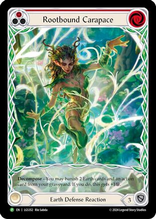 Rootbound Carapace (Red) (Extended Art) - LGS352 (LGS352) [Flesh and B Taps Games Rootbound Carapace (Red) (Extended Art) - LGS352 (LGS352) [Flesh and B Taps Games