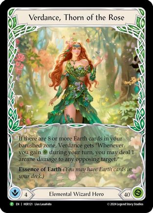 Verdance, Thorn of the Rose - HER121 (HER121)  [Flesh and Blood: Promo Cards] Flesh And Blood Single Flesh and Blood   