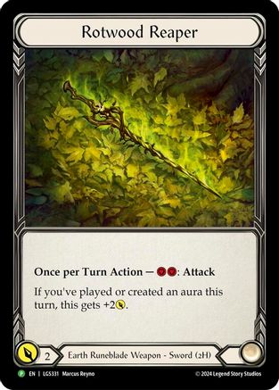 Rotwood Reaper - LGS331 (LGS331)  [Flesh and Blood: Promo Cards] Flesh And Blood Single Flesh and Blood   