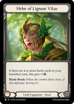 Helm of Lignum Vitae - LGS312 (LGS312)  [Flesh and Blood: Promo Cards] Flesh And Blood Single Flesh and Blood   