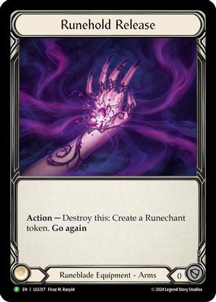 Runehold Release - LGS317 (LGS317)  [Flesh and Blood: Promo Cards] Flesh And Blood Single Flesh and Blood   