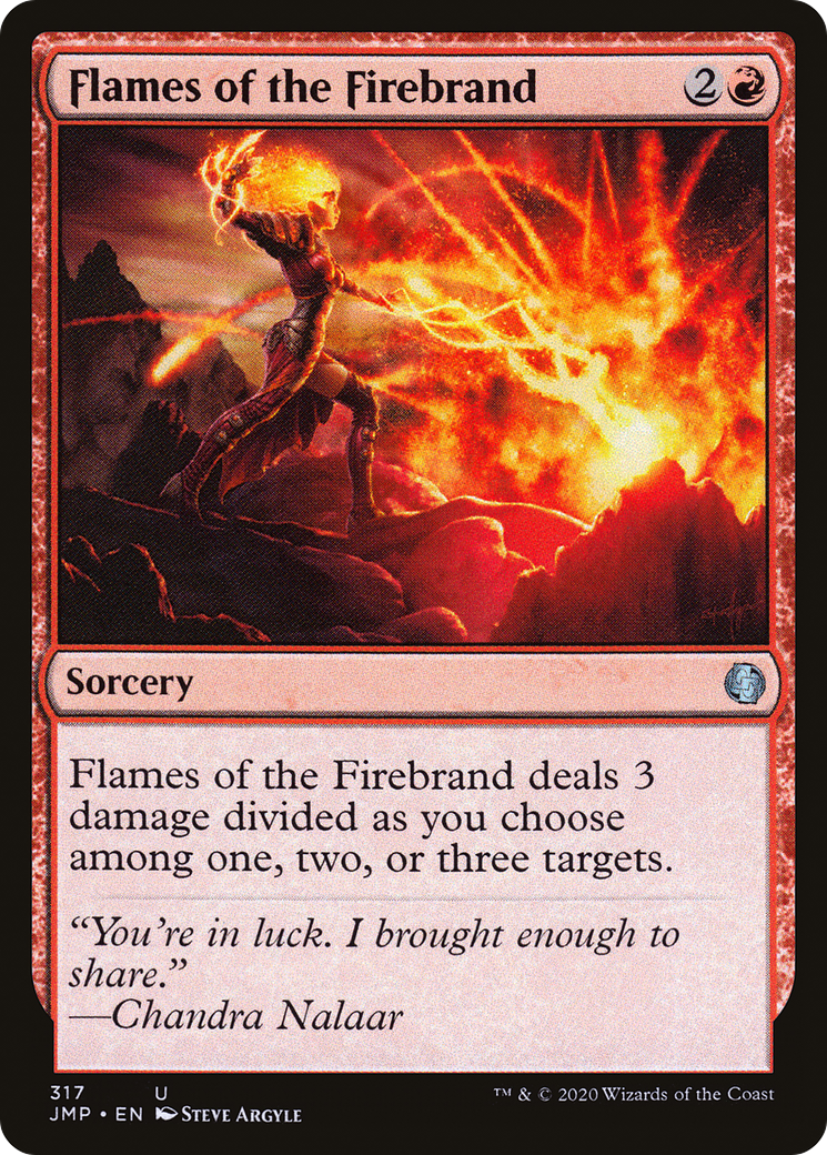 Flames of the Firebrand (JMP-317) [Jumpstart] MTG Single Wizards of the Coast