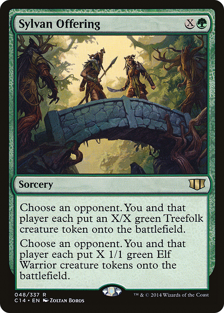 Sylvan Offering (C14-048) [Commander 2014] MTG Single Wizards of the Coast