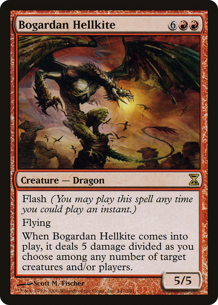 Bogardan Hellkite (TSP-147) [Time Spiral] MTG Single Wizards of the Coast