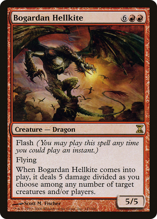 Bogardan Hellkite (TSP-147) [Time Spiral] MTG Single Wizards of the Coast