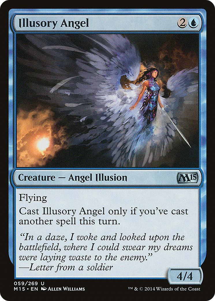Illusory Angel (M15-059) [Magic 2015] Foil MTG Single Wizards of the Coast