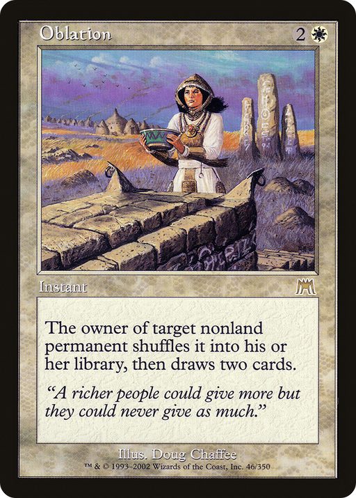 Oblation (ONS-046) [Onslaught] Foil MTG Single Wizards of the Coast