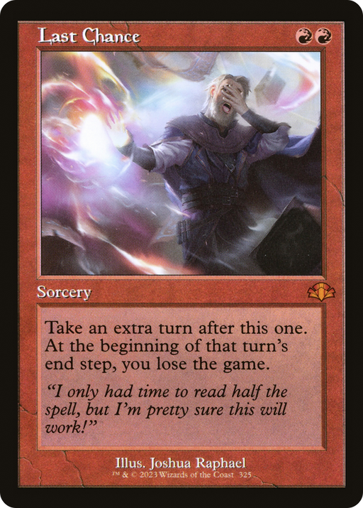 Last Chance (DMR-325) [Dominaria Remastered] MTG Single Wizards of the Coast