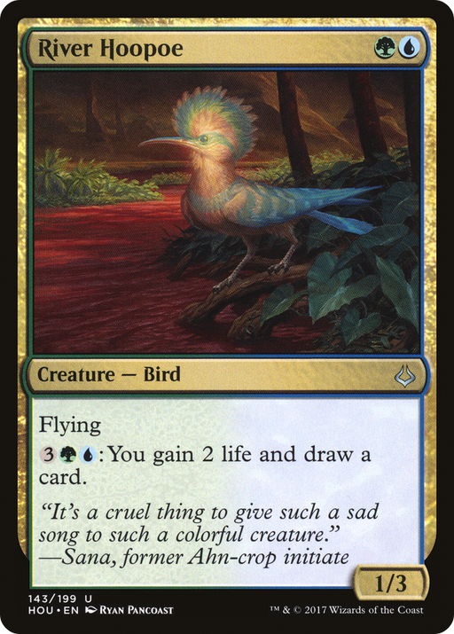 River Hoopoe (HOU-143) [Hour of Devastation] MTG Single Wizards of the Coast