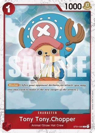 Tony Tony.Chopper (ST01-006) (Jolly Roger Foil) (ST01-006) [Premium Booster -The Best-] Foil One Piece Single Bandai