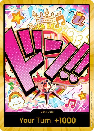 DON!! Card (Uta) (Gold) [Premium Booster -The Best-] Foil One Piece Single Bandai