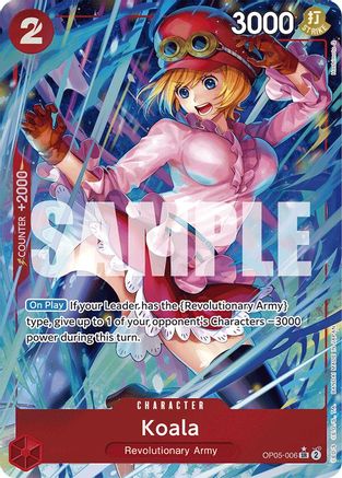 Koala (Alternate Art) (OP05-006) [Premium Booster -The Best-] Foil One Piece Single Bandai