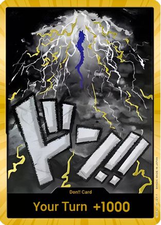 DON!! Card (Kaido) (Gold) [Premium Booster -The Best-] Foil One Piece Single Bandai